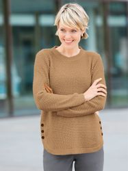 Sieh an! Strickpullover Langarm-Pullover günstig online kaufen