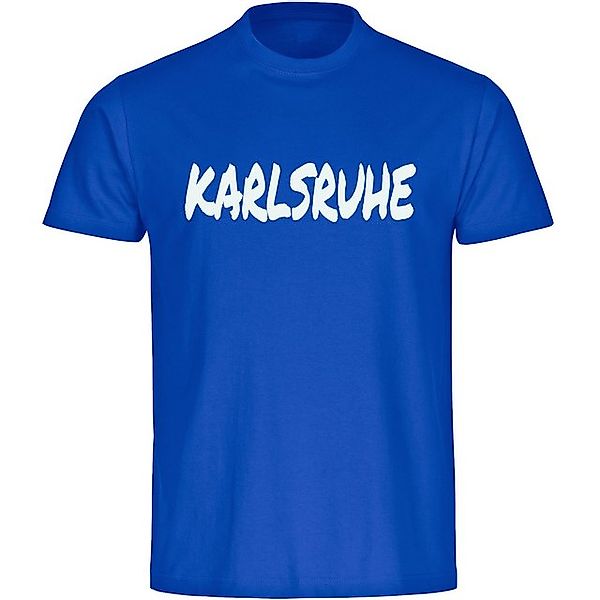 multifanshop T-Shirt Herren Karlsruhe - Textmarker - Männer günstig online kaufen