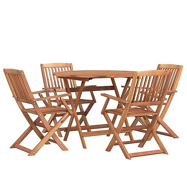 vidaXL Garten-Essgruppe 5-tlg. Garten-Essgruppe Massivholz, (1-tlg) günstig online kaufen