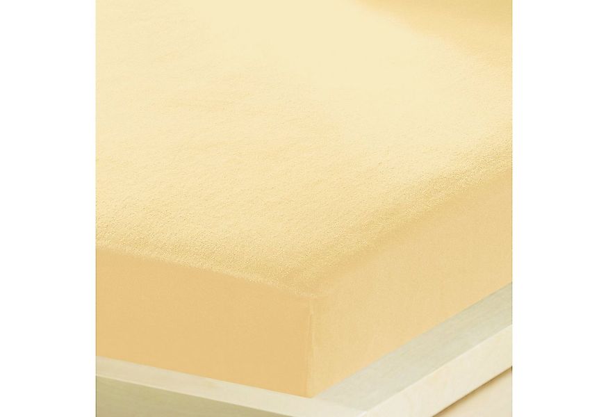 BETTWARENSHOP Spannbettlaken Feinbiber wasserdicht, Biber, Gummizug: Rundum günstig online kaufen