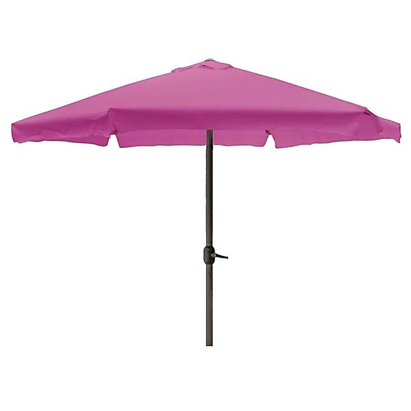 Lex XL Alu Sonnenschirm Ø 3m Kurbelschirm Gartenschirm Marktschirm Krempe B günstig online kaufen