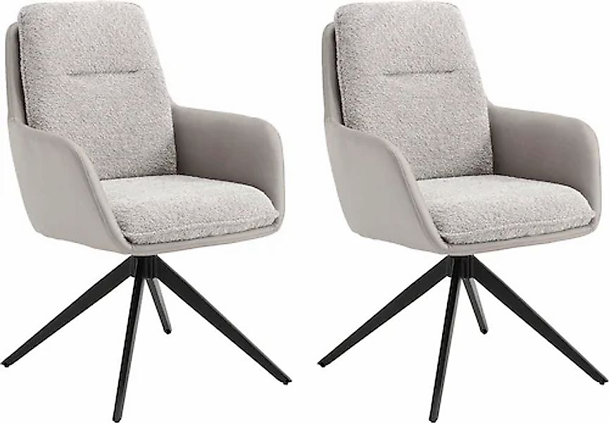 Home affaire Esszimmerstuhl »Barcelona« (Set) 2 Stk. Boucle verschiedene Ge günstig online kaufen