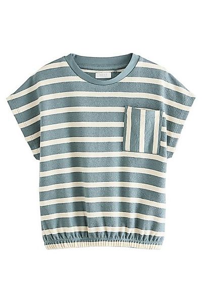 Next T-Shirt Kastiges T-Shirt mit strukturierten Streifen (1-tlg) günstig online kaufen