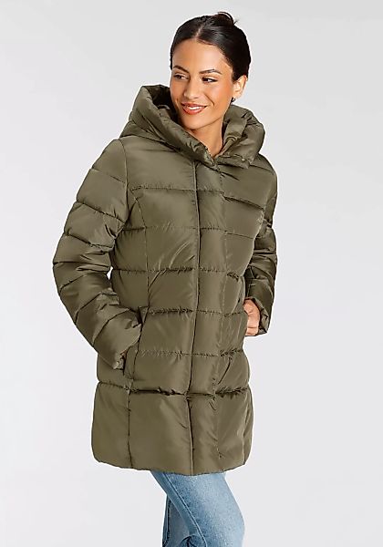 ONLY Steppjacke "ONLTINA PUFFER SHORT COAT OTW", mit Kapuze, leicht glänzen günstig online kaufen