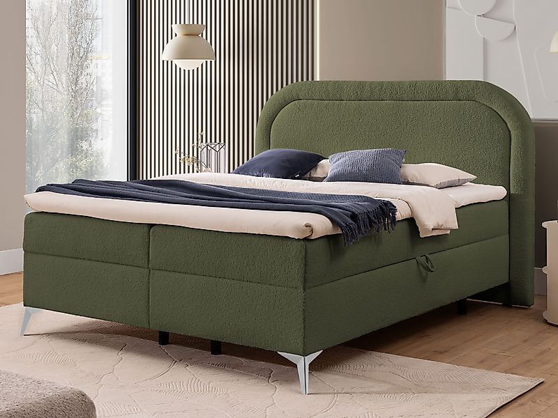 S-Style Möbel Boxspringbett Sonna mit Topper günstig online kaufen