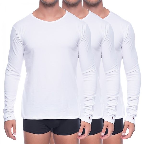 Tommy Hilfiger 3-er Set Longsleeves Weiß günstig online kaufen