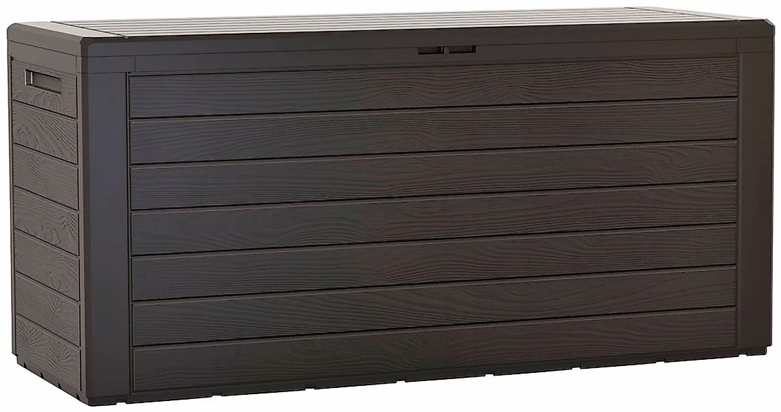 Prosperplast Gartenbox Auflagenbox Woodebox 280 Liter günstig online kaufen