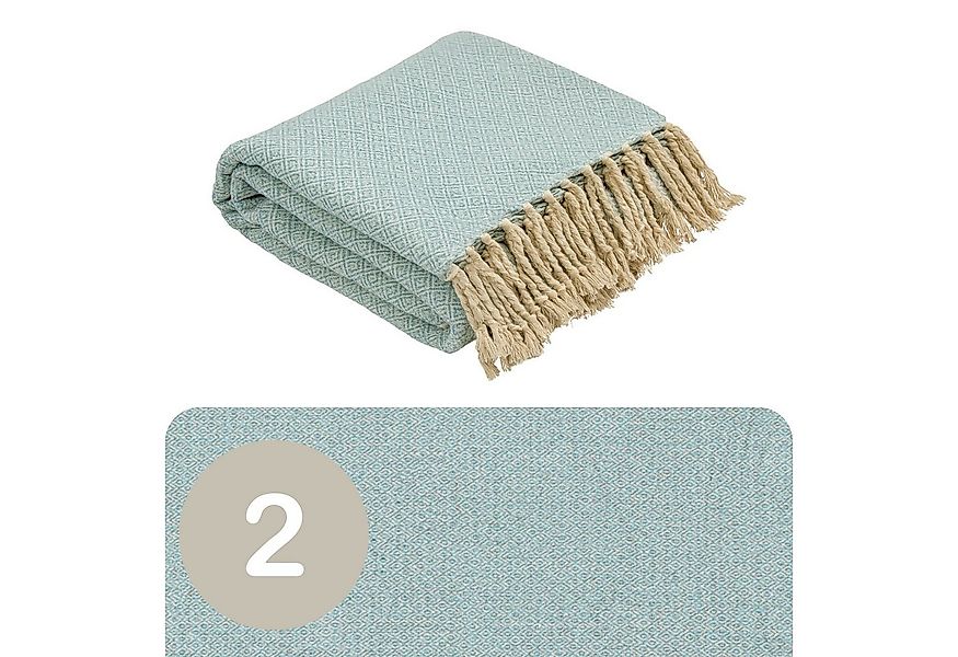 Marrakesch Orient & Mediterran Interior Tagesdecke 2er Set Calix Tagesdecke günstig online kaufen