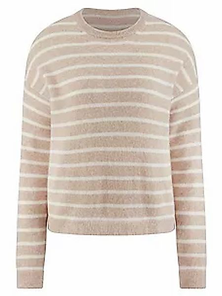 Rundhals-Pullover include beige günstig online kaufen