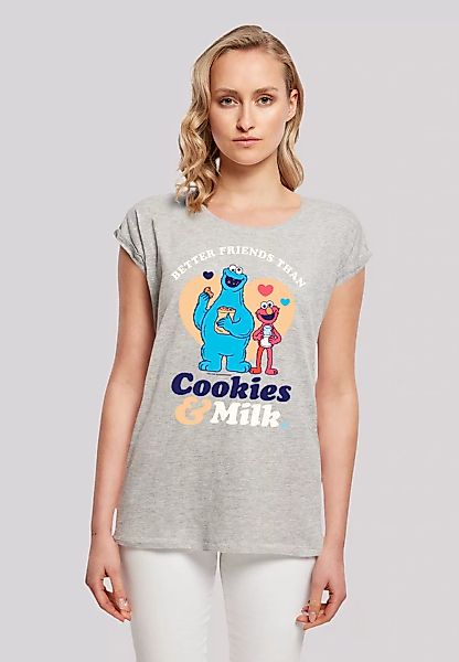 F4NT4STIC T-Shirt "Sesamstraße Cookies & Milk", Premium Qualität, Weihnacht günstig online kaufen