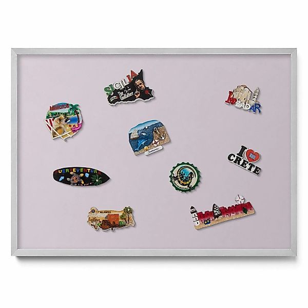 Tulup Magnettafel Magnettafel für Urlaubsmitbringsel Farbe Flieder 70x50 cm günstig online kaufen