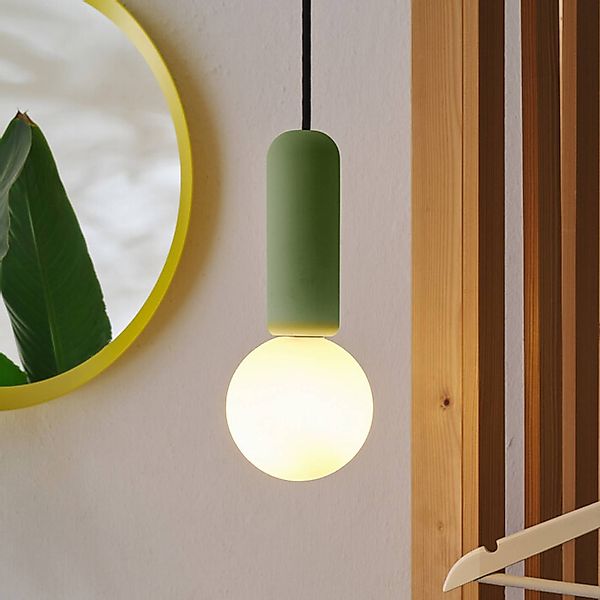 OSRAM Hängeleuchte Decor Concrete Mic, grün, Beton, G9 günstig online kaufen