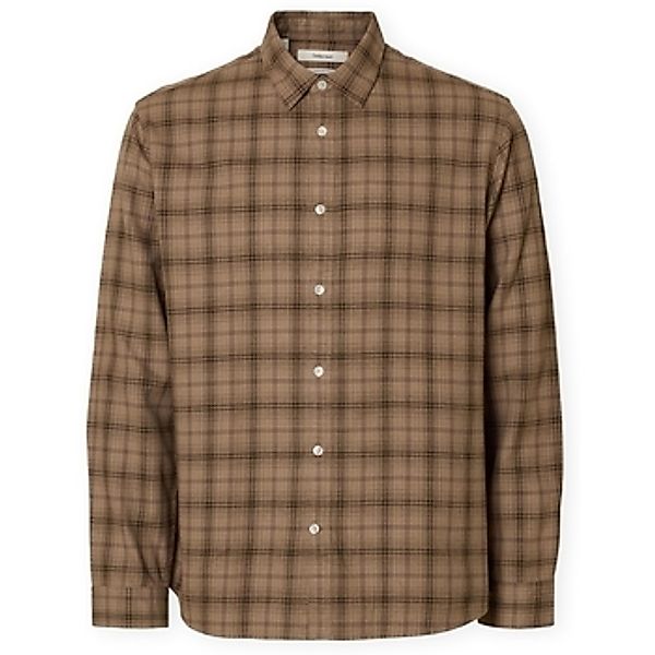 Selected  Hemdbluse Noos Regnoah Shirt - Savannah Tan/Brown günstig online kaufen