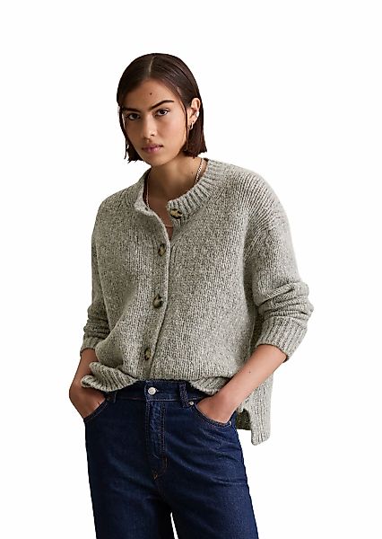 Marc O'Polo DENIM Cardigan relaxed aus kuschligem Schurwolle-Alpakawolle-Mi günstig online kaufen