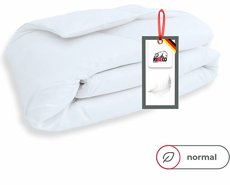 RIBECO Federbettdecke »Laram, Bettdecken für Sommer oder Winter, Made in Ge günstig online kaufen