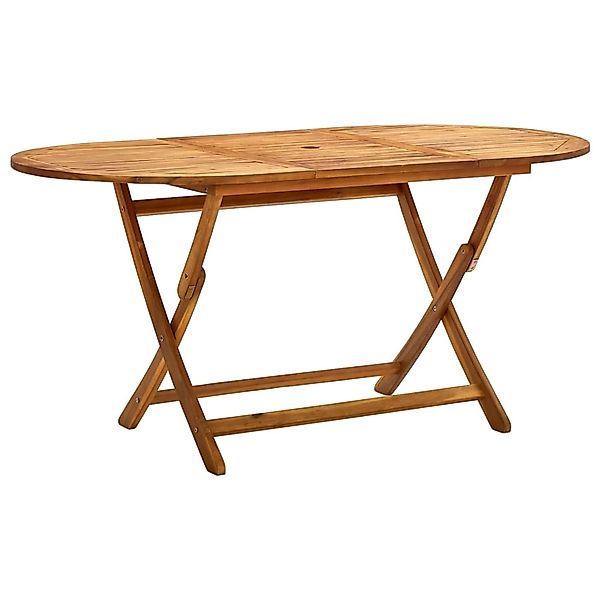 vidaXL Klappbarer Gartentisch 160x85x75 cm Massivholz Akazie 313324 günstig online kaufen