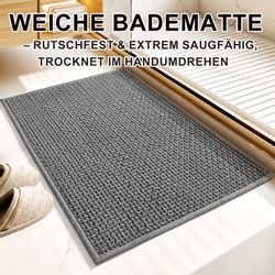Mutig Badematte Badematte 50×80cm,Weiche Badteppich,Stark Saugfähig,rutschf günstig online kaufen