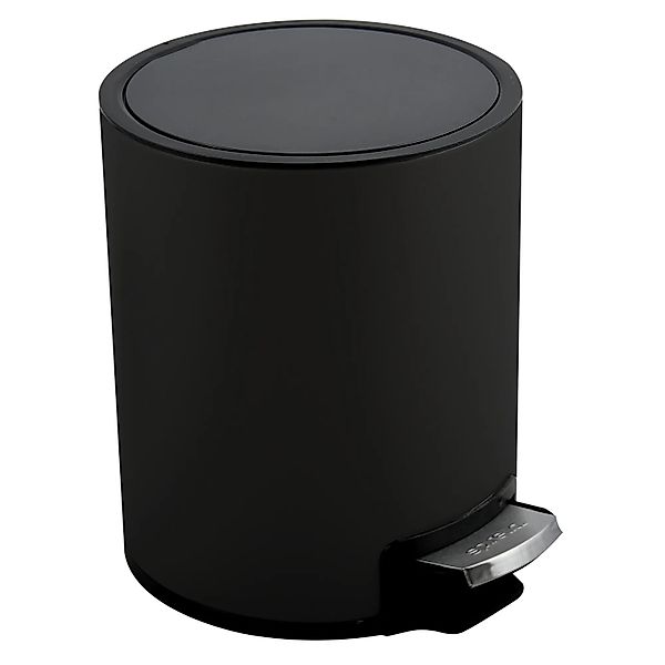 Spirella Kosmetikeimer Riku 3, Schwarz günstig online kaufen