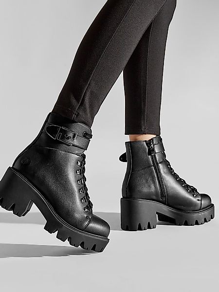 Altercore Stiefeletten Enid Black Stiefelette günstig online kaufen