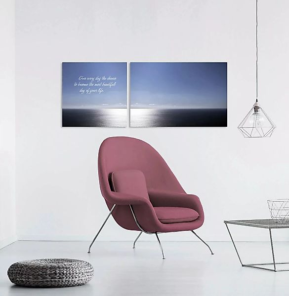 queence Leinwandbild "Day of your life", Himmel-Himmelsbilder-Kunst-Modern- günstig online kaufen
