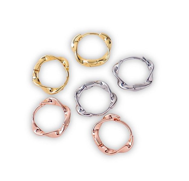 SHELAGO Paar Creolen Bestseller Schmuck, Kleine Ohrringe in Silber, Gold od günstig online kaufen