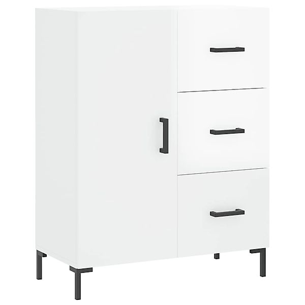 vidaXL Sideboard Hochglanz-Weiß 69,5x34x90 cm Holzwerkstoff 827918 günstig online kaufen