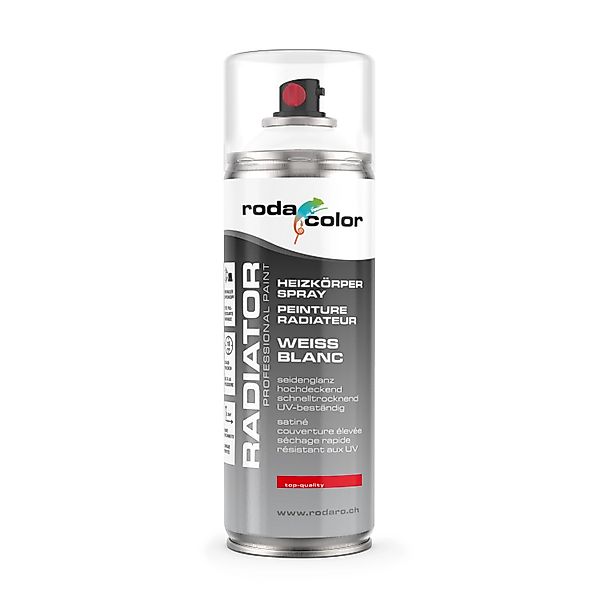 RodaColor Heizkörperspray Sprühlack 400ml Weiss günstig online kaufen