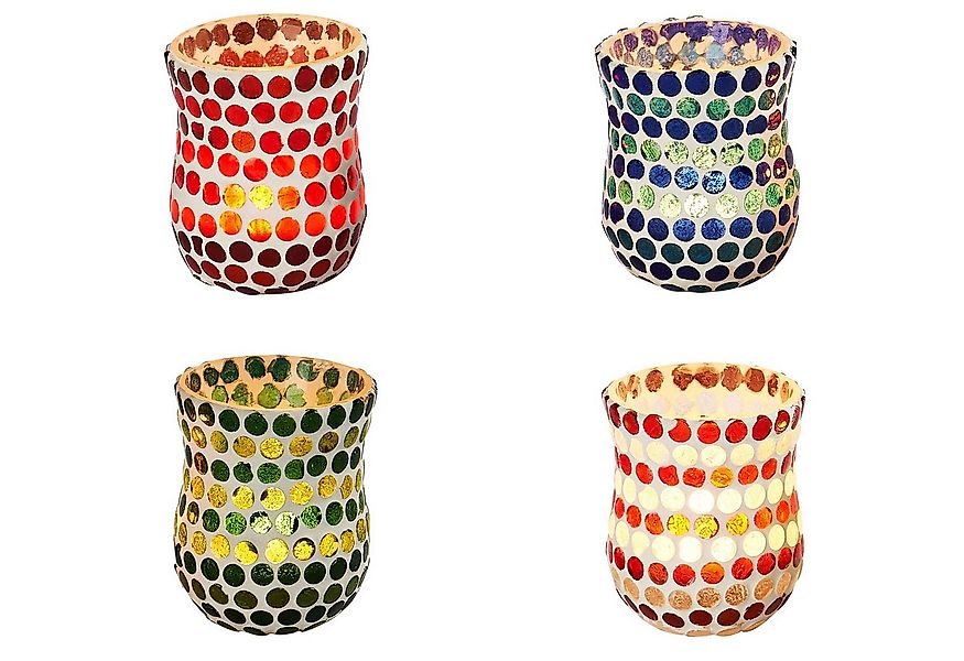 Marrakesch Orient & Mediterran Interior Teelichthalter 4er Set Orientalisch günstig online kaufen