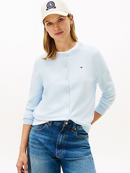 Tommy Hilfiger Cardigan CO JERSEY STITCH CARDIGAN Baumwollmischung, regular günstig online kaufen