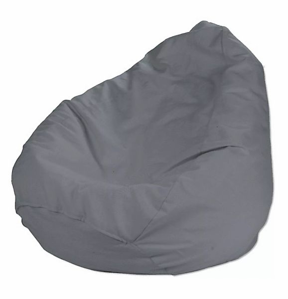 Sitzsack, grau, Ø80 x 115 cm, Cotton Panama (702-46) günstig online kaufen