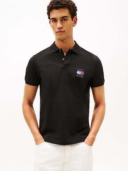Tommy Hilfiger Poloshirt FLAG GRAPHIC PIQUE regular fit, Polokragen, Print günstig online kaufen