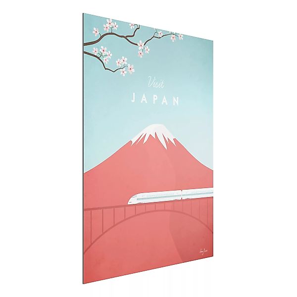 Alu-Dibond Bild Blumen - Hochformat 3:4 Reiseposter - Japan günstig online kaufen