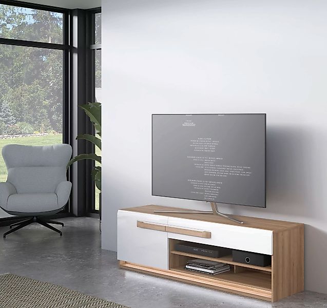 FORTE Lowboard "Attention TV-Board, TV-Schrank", TV-Board, Beleuchtung, Sof günstig online kaufen