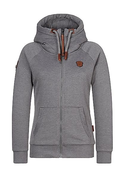 naketano Kapuzentop Brazzo Zip-Hoodie dark grey günstig online kaufen