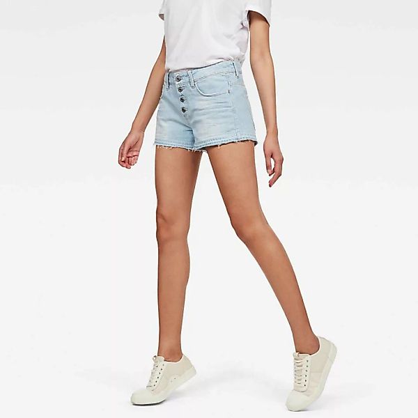 G-star Arc Button Ripped Jeans-shorts 26 Light Aged günstig online kaufen