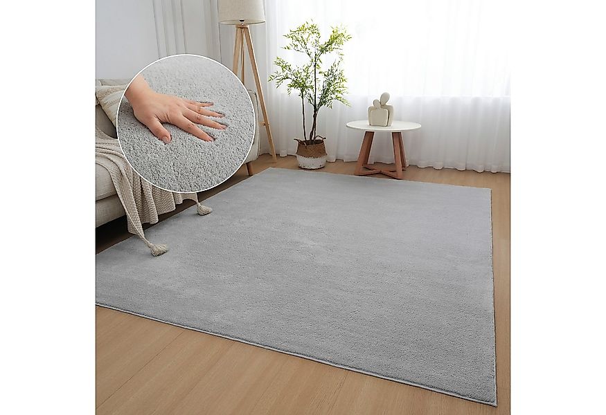 my home Teppich Cali light, weich, modern, waschbar, rechteckig, Höhe: 13 m günstig online kaufen