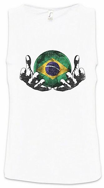 Urban Backwoods Tanktop Brazil Football Magic Ball Ärmelloses T-Shirt Brasi günstig online kaufen