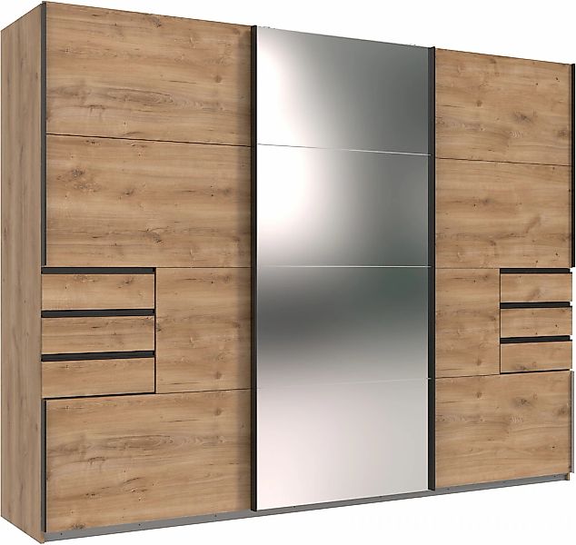 Wimex Schwebetürenschrank "Saigon", mit Spiegeltür, 3 Türen, 270cm breit günstig online kaufen