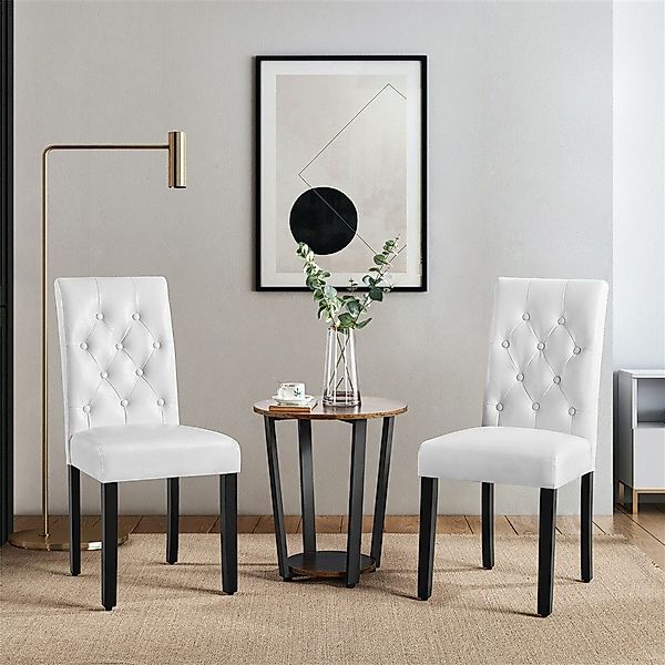 Yaheetech Esszimmerstuhl Küchenstuhl mit Hoher Rückenlehne günstig online kaufen