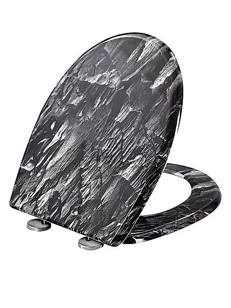 Woltu WC-Sitz (1-St), Toilettendeckel mit Absenkautomatik, 175 kg belastbar günstig online kaufen