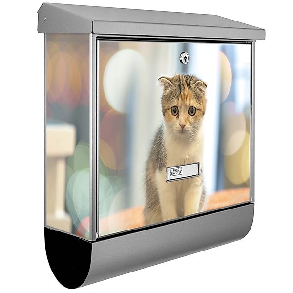 Banjado Briefkasten Edelstahl 38x39x12cm Mit Zeitungsfach Inkl. Montagemate günstig online kaufen