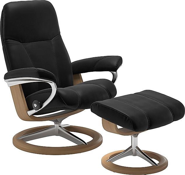 Stressless Relaxsessel "Consul" Set, Relaxsessel mit Hocker, mit Hocker, mi günstig online kaufen
