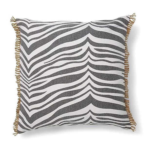 Zebra Kissen 50 x 50cm Titanium günstig online kaufen