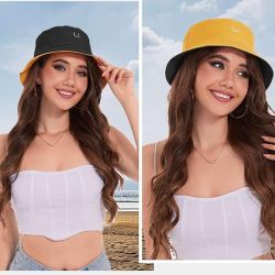 Coonoor Fischerhut Beidseitigem Bucket Hat Smile günstig online kaufen
