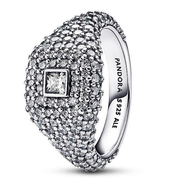 Pandora Silberring Cocktailring für Silber Quadratisches günstig online kaufen