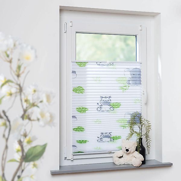 Liedeco Plissee Hanni & Luc, Lichtschutz, ohne Bohren, verspannt, Klemmfix, günstig online kaufen