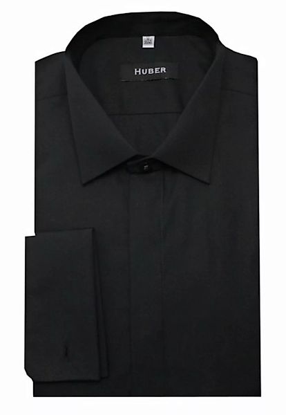 Huber Hemden Langarmhemd HU-0021 Kläppchen-Kragen Umschlag-Manschette verde günstig online kaufen