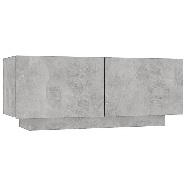 Tv-schrank Betongrau 100x35x40 Cm Spanplatte günstig online kaufen