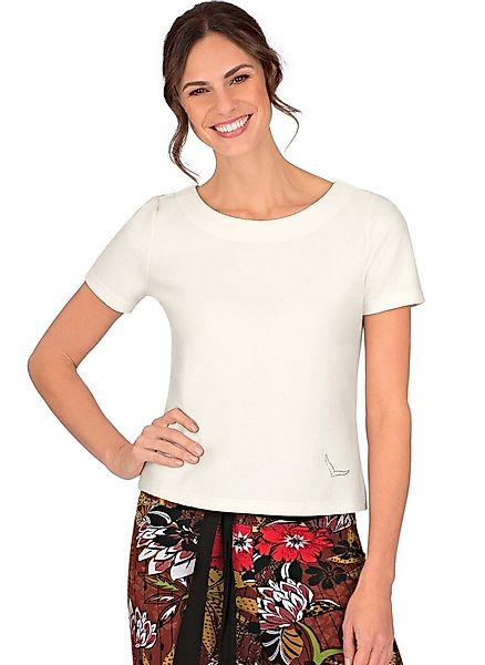 Trigema Sweatshirt TRIGEMA Shirt mit kurzen günstig online kaufen
