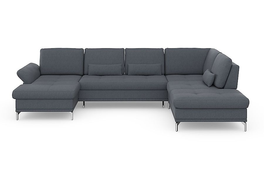 INOSIGN Wohnlandschaft "Palm Beach U-Form" Federkern, mit Sitztiefenverstel günstig online kaufen